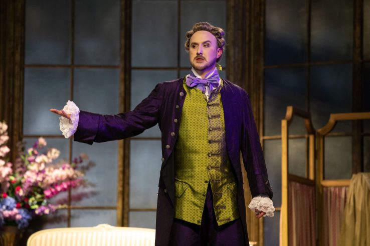 Julien Van Mellaerts as Count Almaviva in The Marriage of Figaro, 2021 © Ali Wright