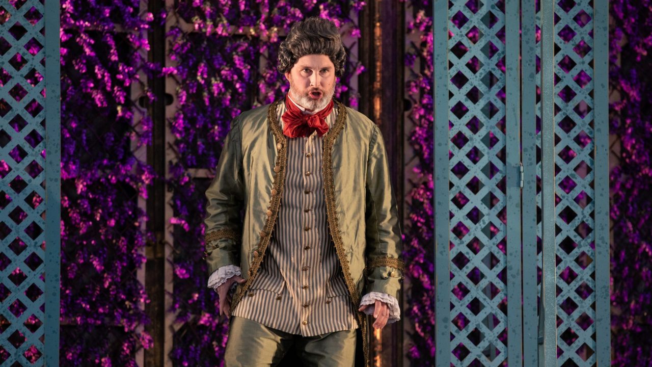 James Cleverton as Bartolo in The Marriage of Figaro, 2021 © Ali Wright