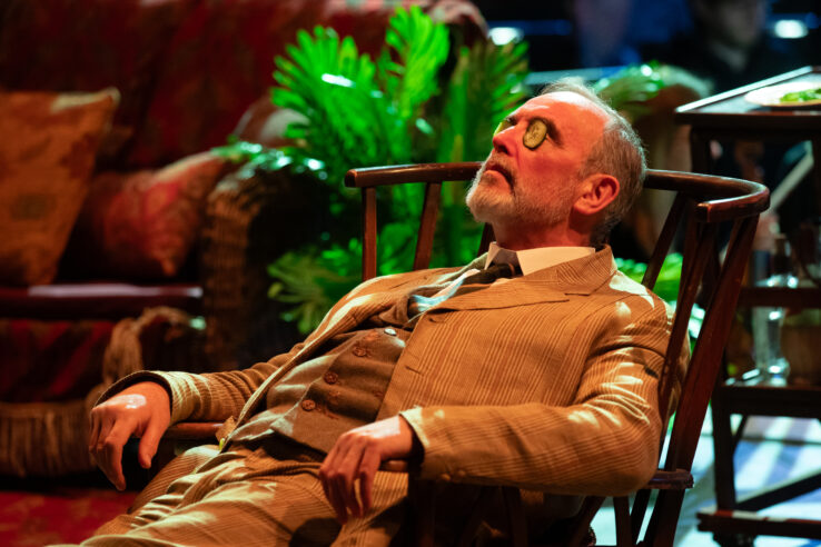 Stephen Gadd as Doctor Bartolo in The Barber of Seville, Opera Holland Park 2024 JPG