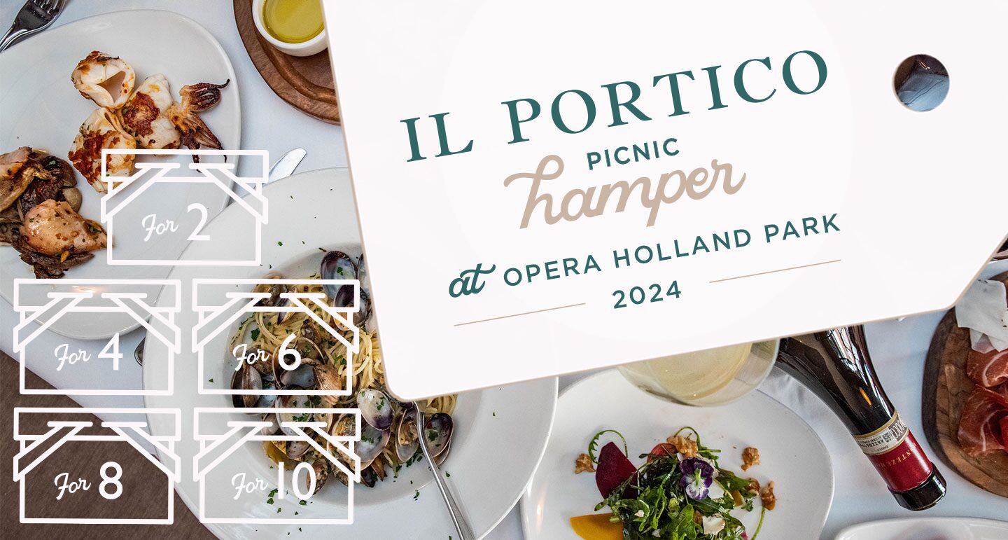 Booking now open for Il Portico picnic hampers